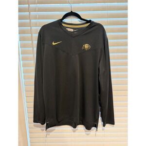 Nike Team Issue Colorado Buffaloes Dri-FIT Long Sleeve Shirt Mens XL by